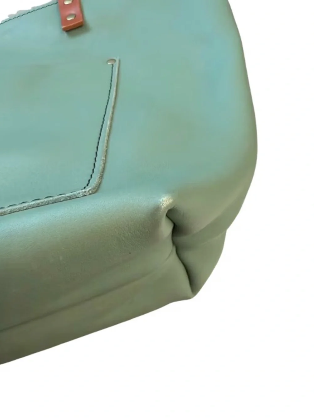Portland Leather Sage Tote with Tan Handles *Unicorn Retired Color